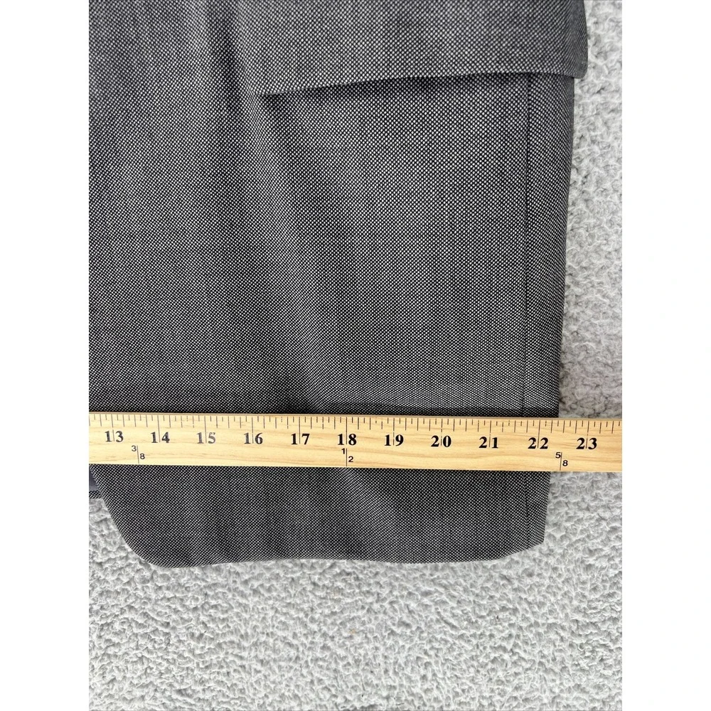 Hickey Freeman‎ Mens Gray Tasmanian Wool Blazer Sport Coat Two Button Jacket 42L